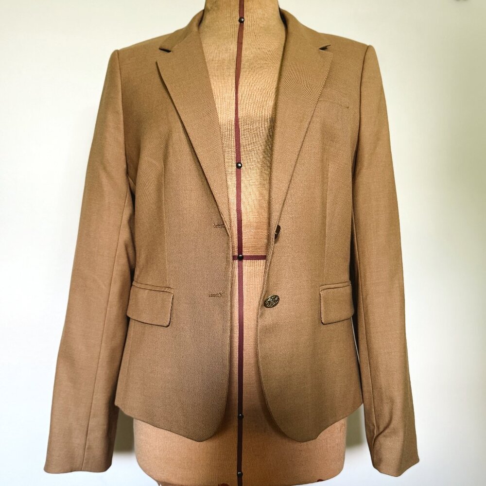 J.Crew Camel Blazer • Size 10